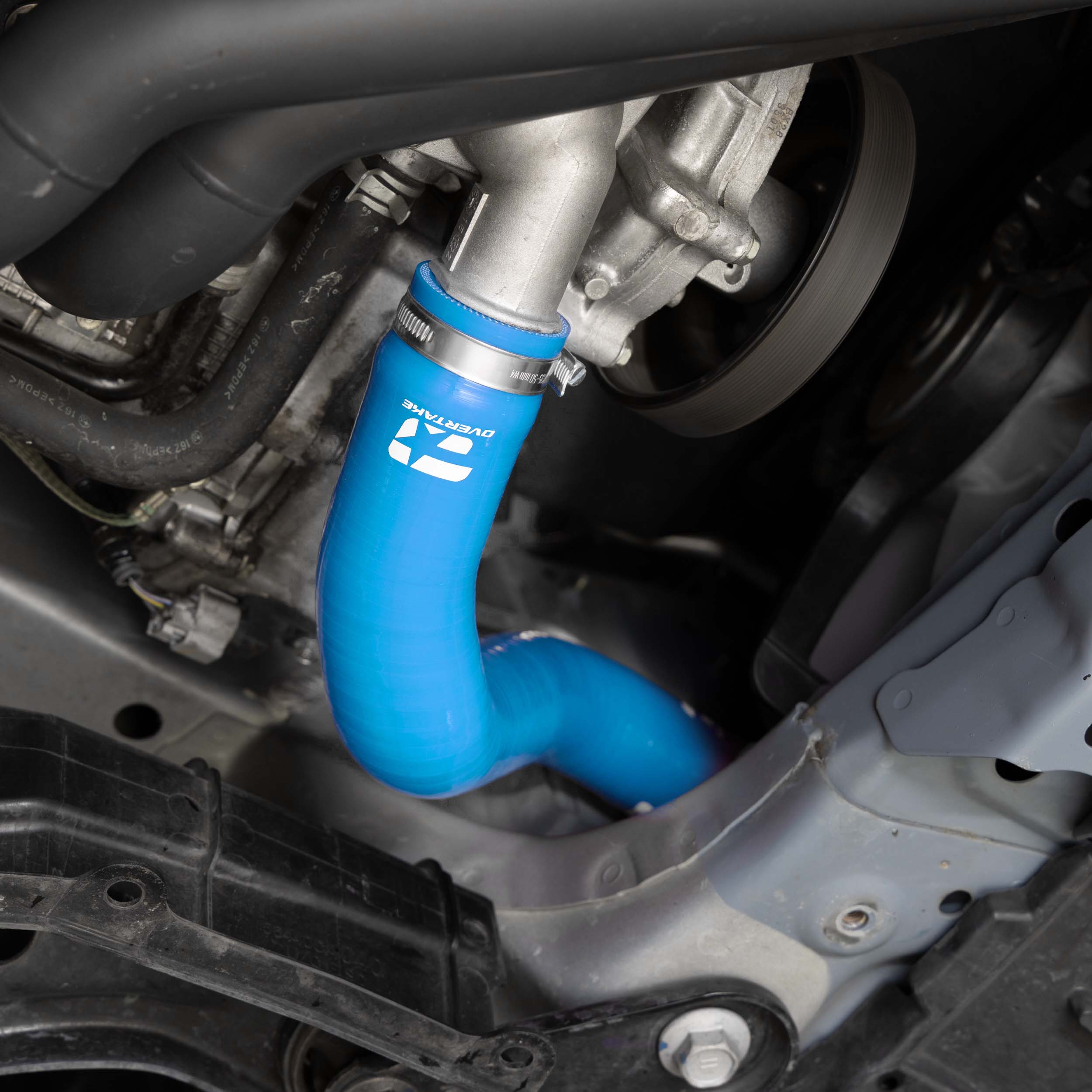 Overtake Radiator Hose Kit Blue Toyota 86 / GR86 17-26 / Subaru BRZ 13-26 / Scion FR-S 13-16 | A10295BLU