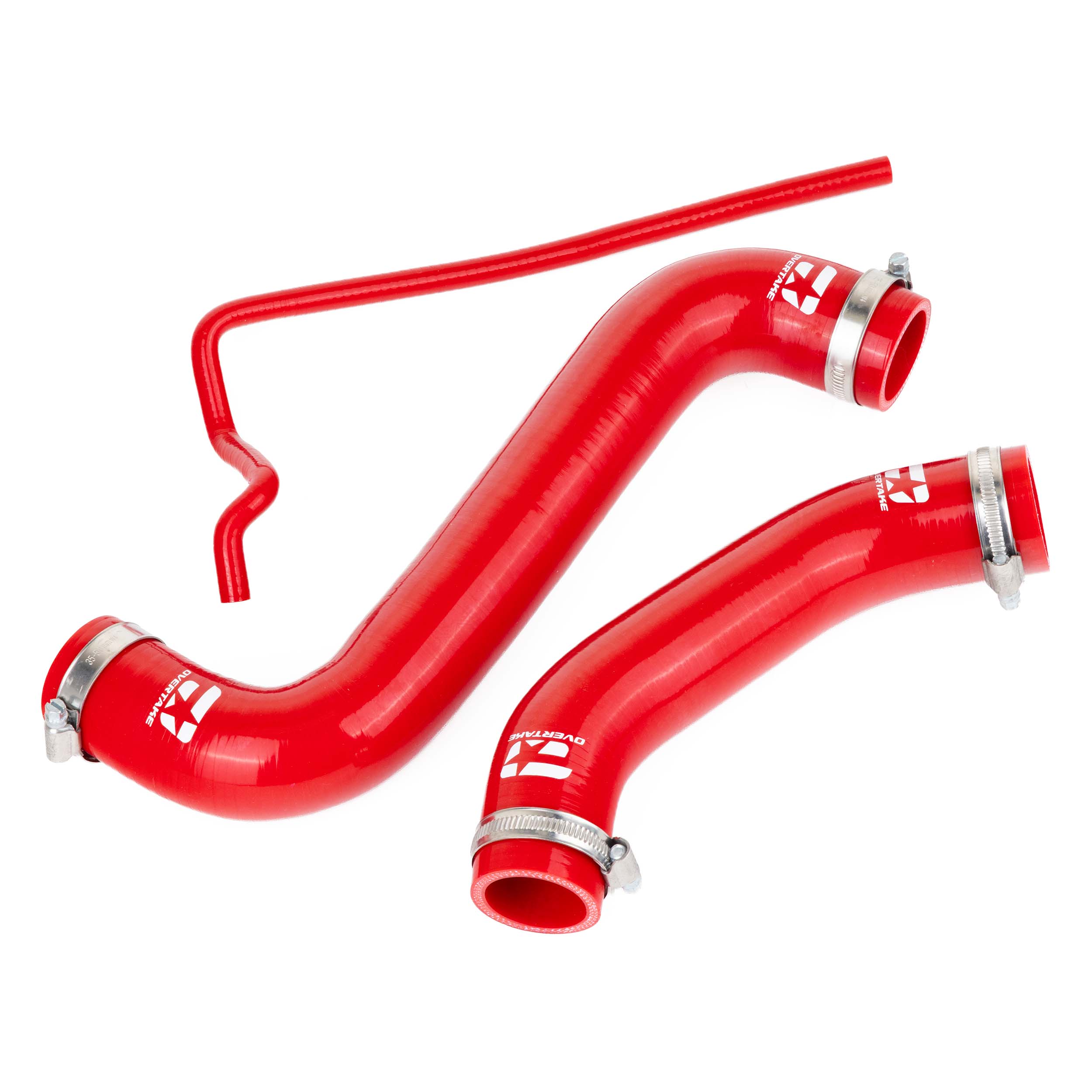 Overtake Radiator Hose Kit Red Subaru Impreza 2002-2005 | A10978RED