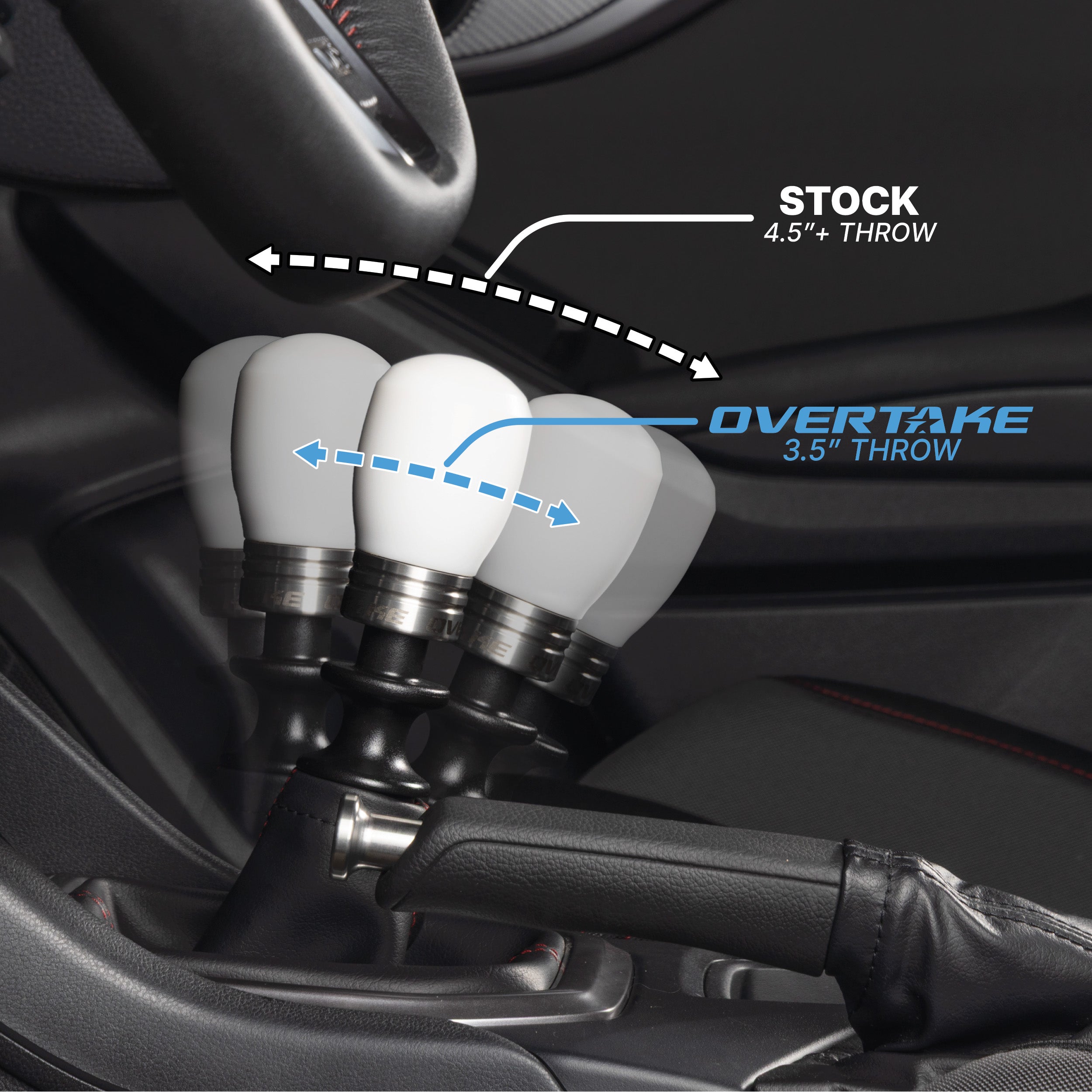 Overtake Short Shift Transmission Plate Subaru WRX 2015-2026 / Crosstrek 2018-2023 | A10553