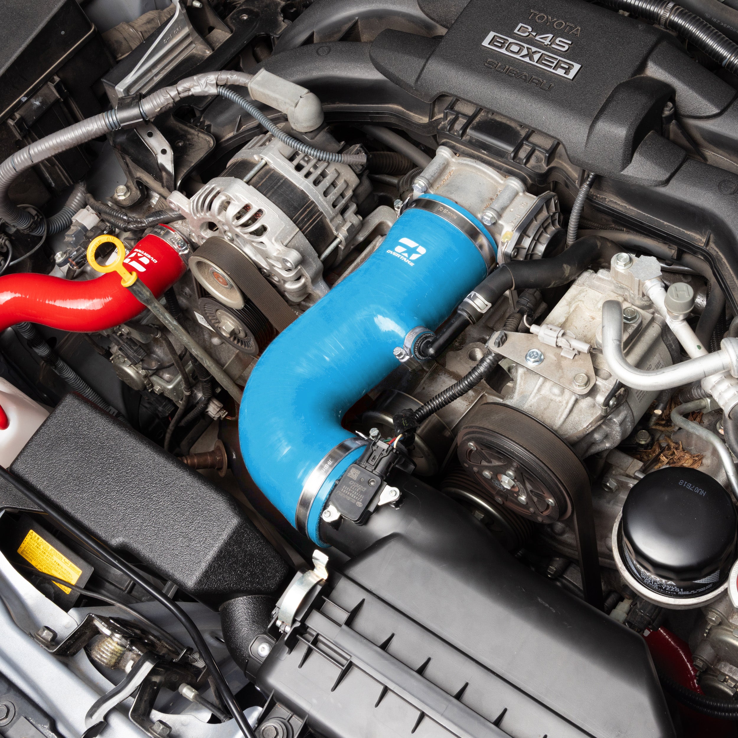 Overtake Silicone Post MAF Intake Hose Kit Blue Subaru BRZ 13-20 / Toyota 86 17-20 / Scion FR-S 13-16 | A10681BLU