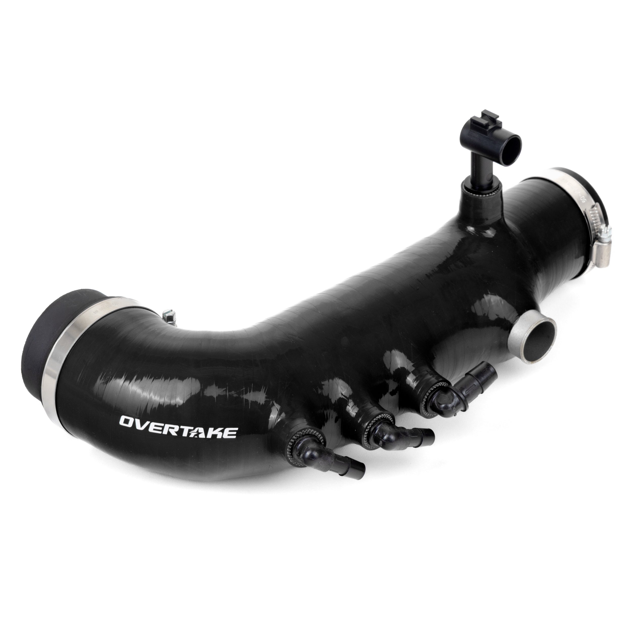 Overtake Silicone Turbo Inlet Hose Black Subaru WRX 08-14 / Legacy GT/Outback XT 05-09 / Forester XT 09-13 | A10221BLK
