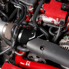 Overtake Silicone Turbo Inlet Hose Black Subaru WRX 2002-2007 / STI 2004-2021 | A10222BLK