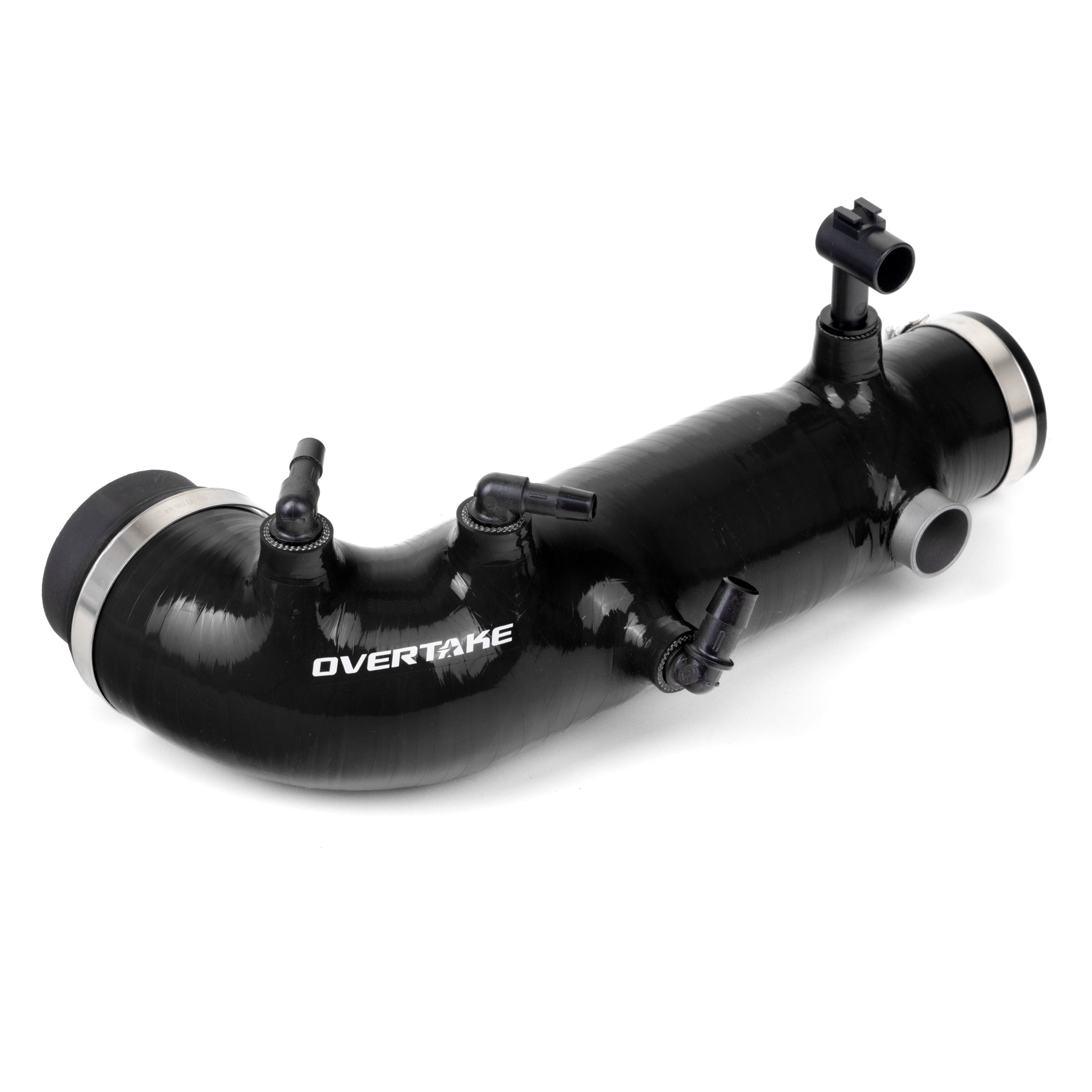 Overtake Silicone Turbo Inlet Hose Black Subaru WRX 2002-2007 / STI 2004-2021 | A10222BLK