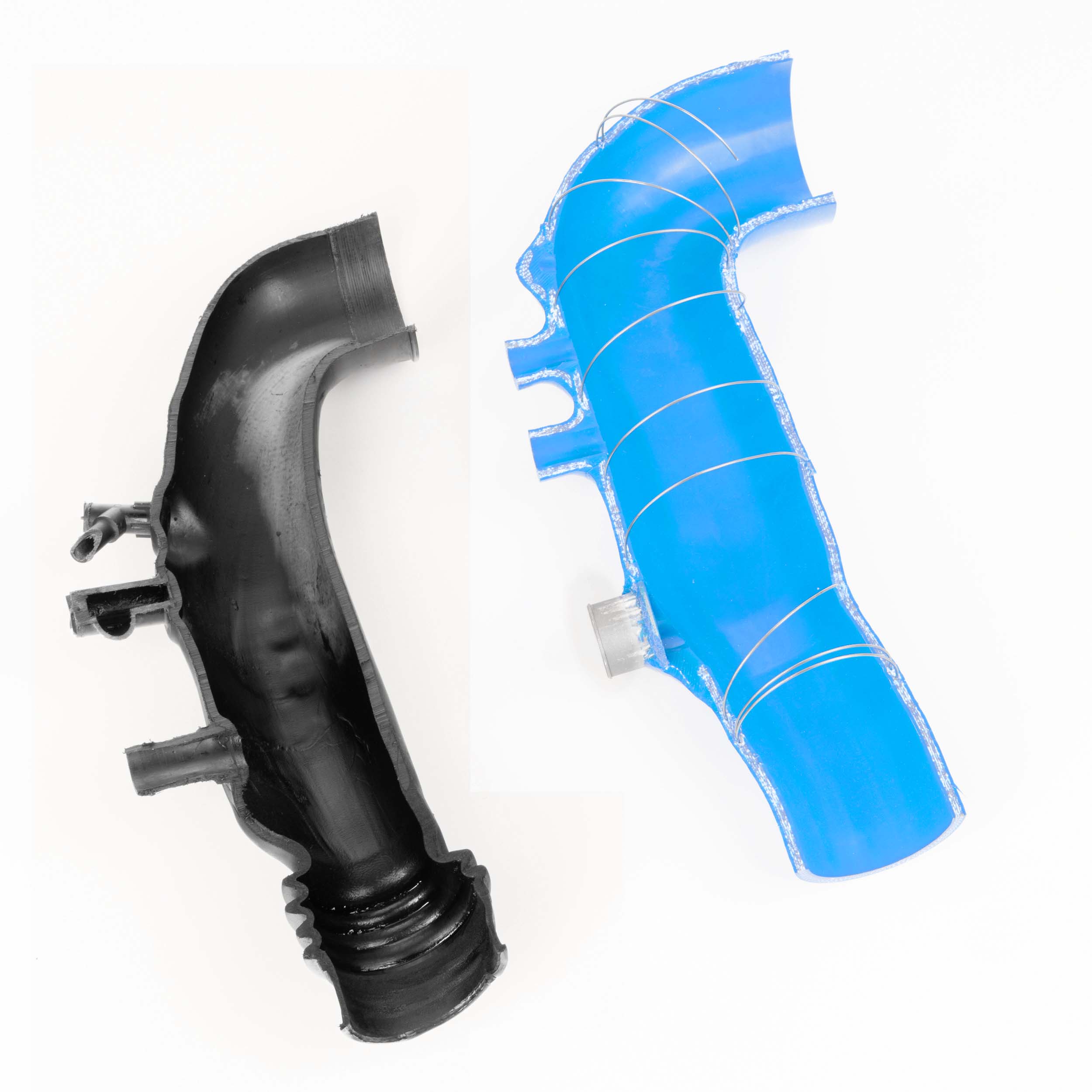 Overtake Silicone Turbo Inlet Hose Red Subaru WRX 08-14 / Legacy GT/Outback XT 05-09 / Forester XT 09-13 | A10221BLU