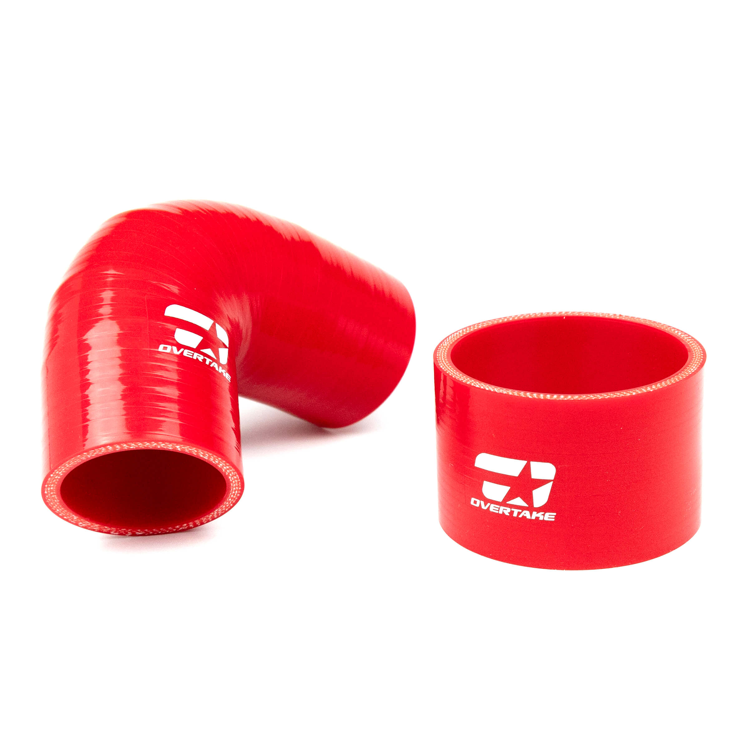 Overtake TMIC Silicone Coupler Kitw/ STi Style TMIC Red WRX 02-07 / STI 04-21 / Forester XT 04-08 | A10131RED