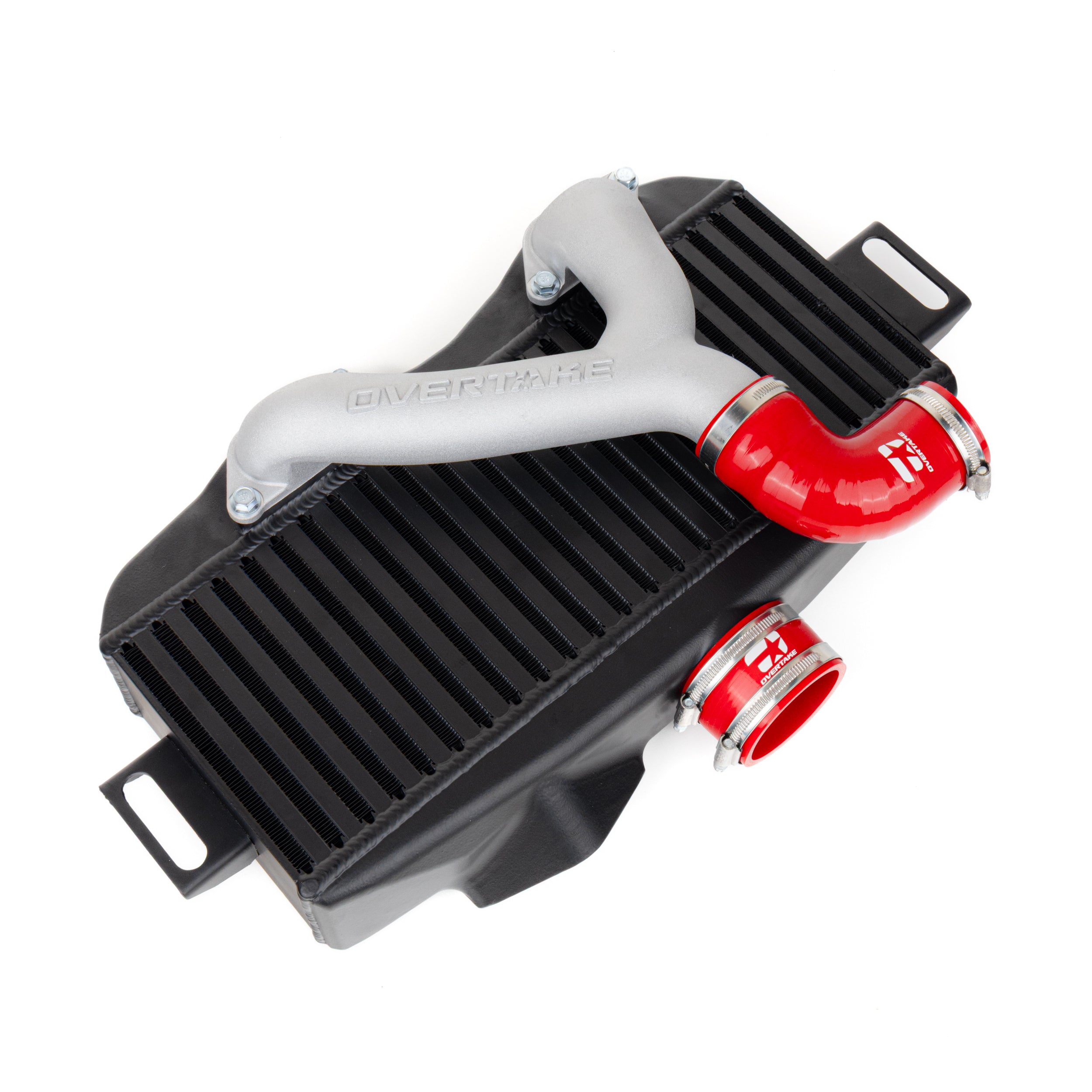 Overtake Top Mount Intercooler Y-Pipe Kit Red Subaru STI 2004-2021 | A10385RED