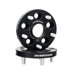 Overtake Wheel Spacer Adapters - Pair - 20mm 5x100 to 5x114.3 - Subaru 2002-2014 WRX / 2004 STI / 2013-2026 BRZ/GR86 | A10810