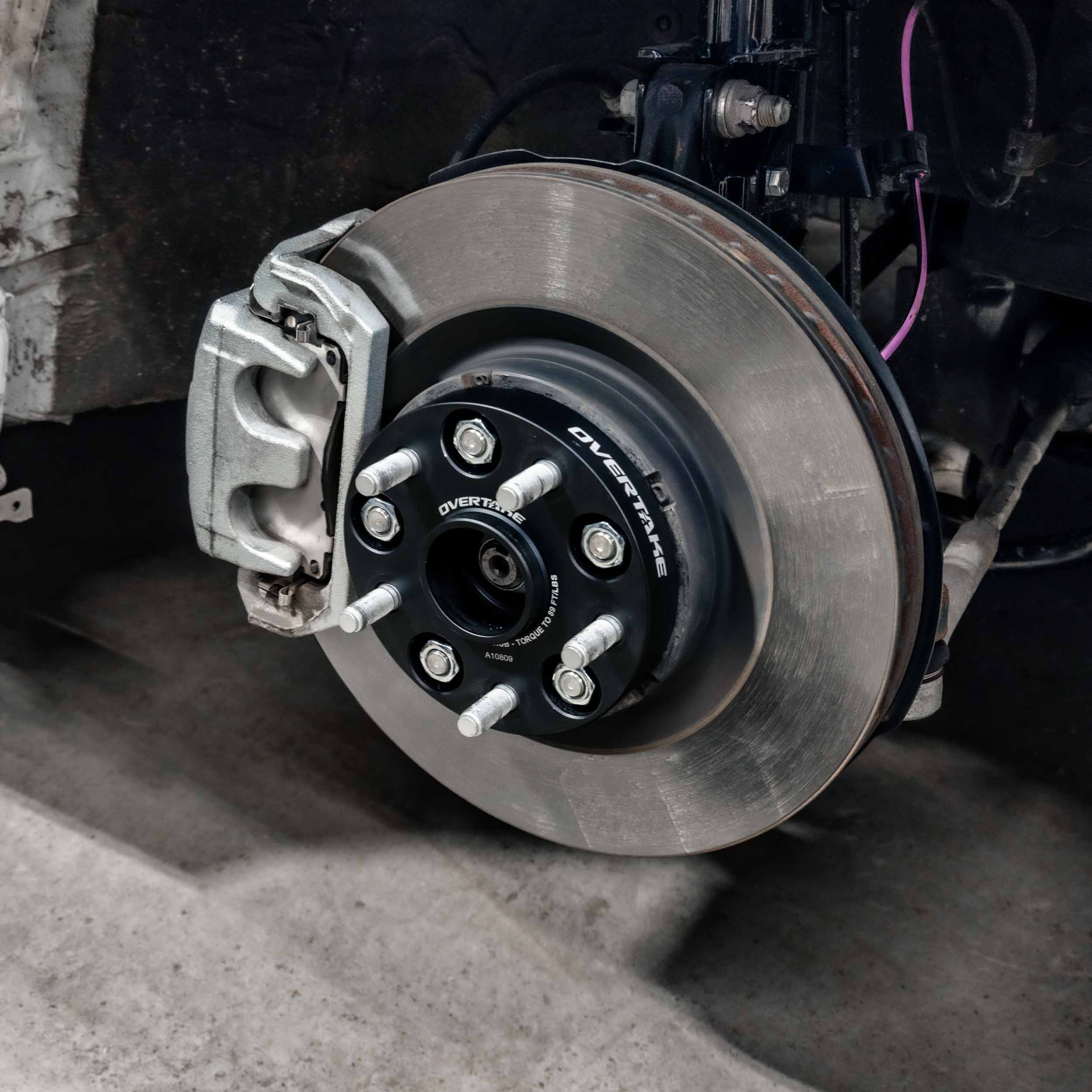 Overtake Wheel Spacers - Pair - 25mm 5x100 - Subaru 2002-2014 WRX / 2004 STI / 2013-2026 BRZ/GR86 | A10807