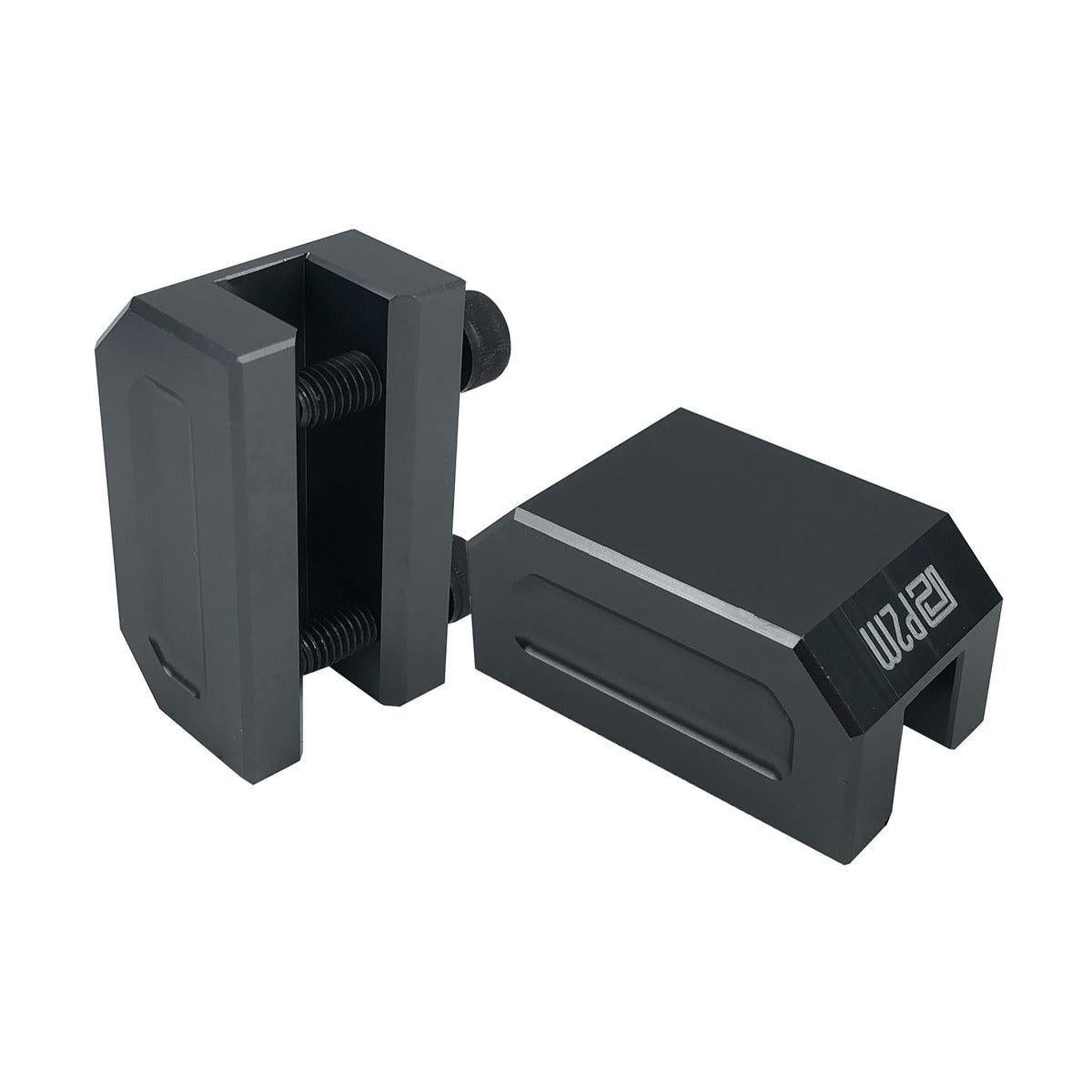 P2M Frame Rail Jack Adapters : Gun Metal (2Pcs Set)
