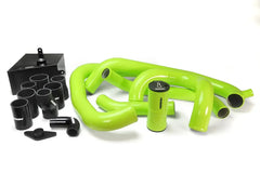 PERRIN Front Mount Intercooler Boost Tube Kit Neon Yellow Subaru STI 2015-2021 | PSP-ITR-438-3NY