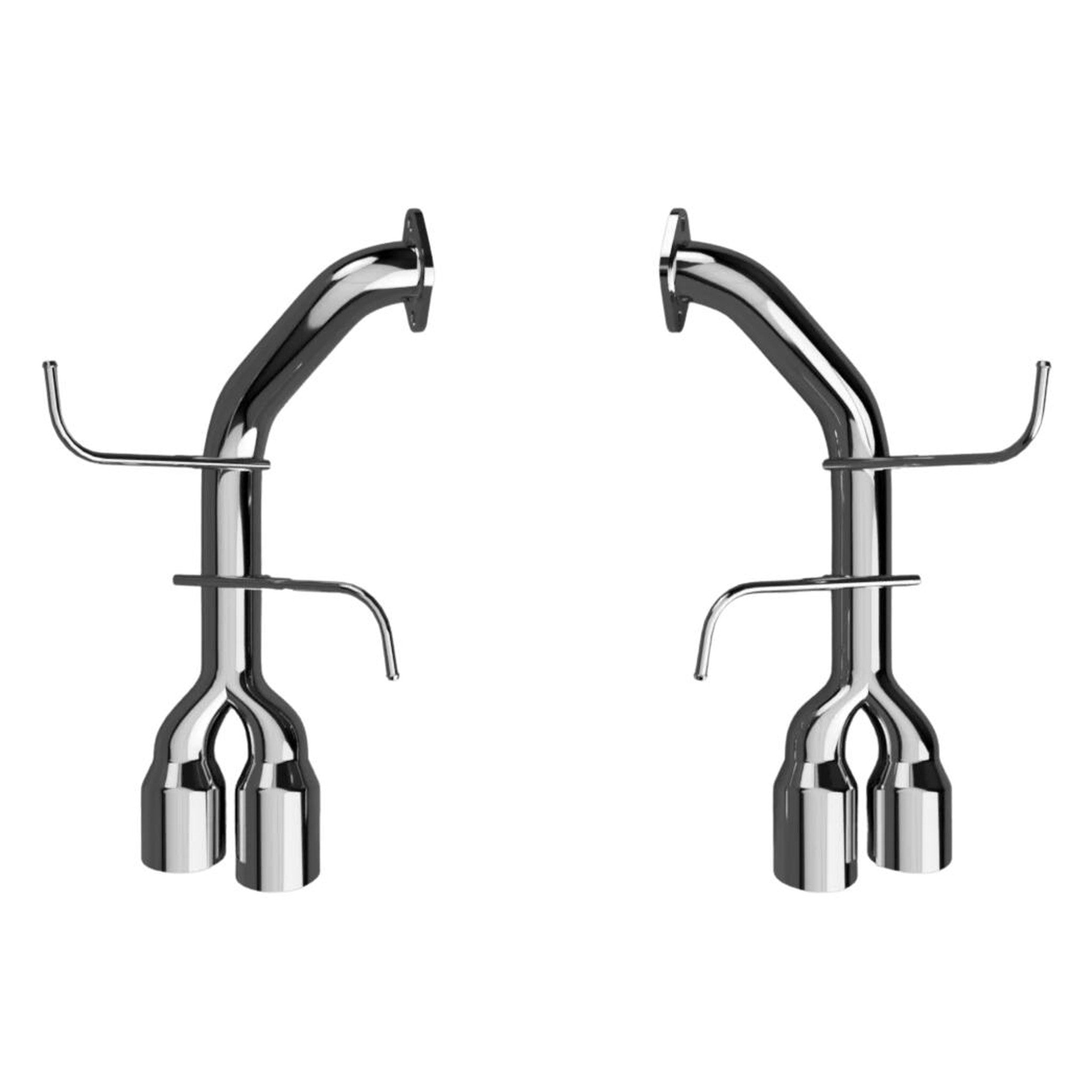 PLM Axleback Exhaust Polished Tips Subaru WRX 2022-2026 | PLM-SUB-TKP-VB-DUAL-POLISH