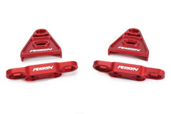 Perrin Performance High-Lift Hood Brackets Red Subaru WRX / STI 2015-2026 | PSP-BDY-011RD