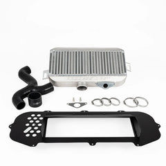 Process West Silver Top Mount Intercooler w/ Shroud Subaru WRX 2002-2003 | PWTMIC03