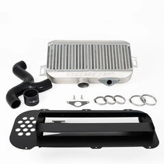Process West Silver Top Mount Intercooler w/Shroud Kit Subaru Forester XT 2004-2007 | PWTMIC09