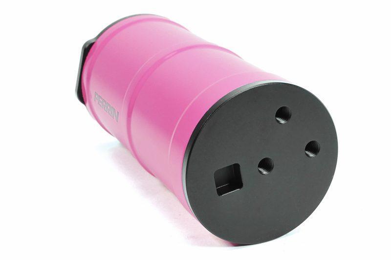 Perrin 13-26 Subaru BRZ / 04-21 Subaru STI / 02-26 Subaru WRX Coolant Overflow Tank - Hyper Pink | ASM-ENG-505HP