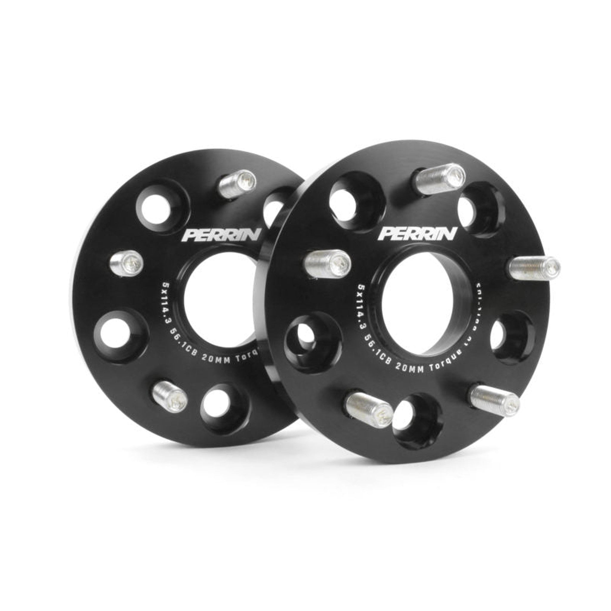 Perrin 20mm Wheel Spacers (One Pair) Subaru STI 2005-2021 / WRX 2015-2026 | PSP-WHL-020BK