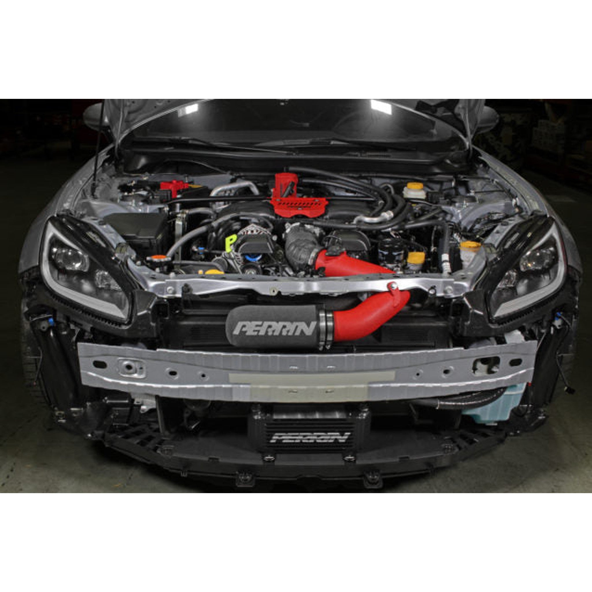 Perrin Cold Air Intake Red Subaru BRZ / Toyota GR86 2022-2026 | PSP-INT-335RD