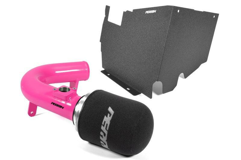 Perrin Cold Air Intake w/ Heatshield Hyper Pink Subaru WRX 2022-2026 | PSP-INT-328HP
