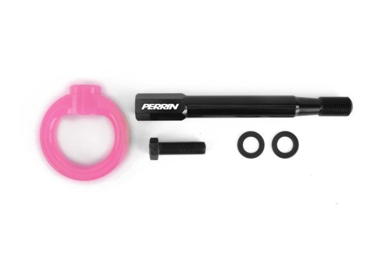 Perrin Front Tow Hook Kit Hyper Pink Subaru BRZ / Toyota 86 2022-2025 | PSP-BDY-236HP
