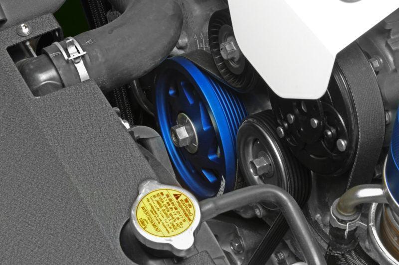 Perrin Lightweight Crank Pulley Blue Subaru BRZ 2022-2026 / WRX 2019-2025 | PSP-ENG-106BL