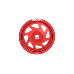 Perrin Lightweight Crank Pulley Red Subaru BRZ 2022-2026 / WRX 2019-2025 | PSP-ENG-106RD