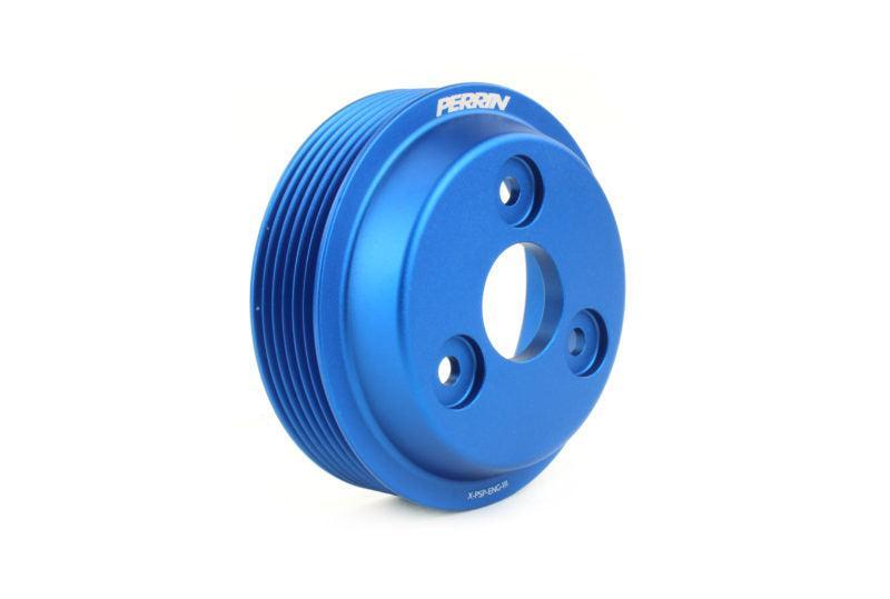 Perrin Lightweight Water Pump Pulley Blue Subaru BRZ / Toyota GR86 22-26 | PSP-ENG-113BL