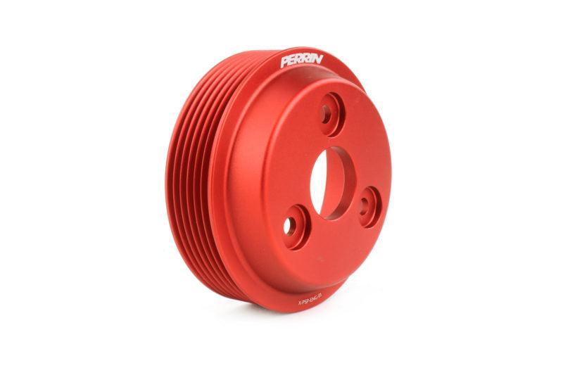 Perrin Lightweight Water Pump Pulley Red Subaru BRZ / Toyota GR86 22-26 | PSP-ENG-113RD