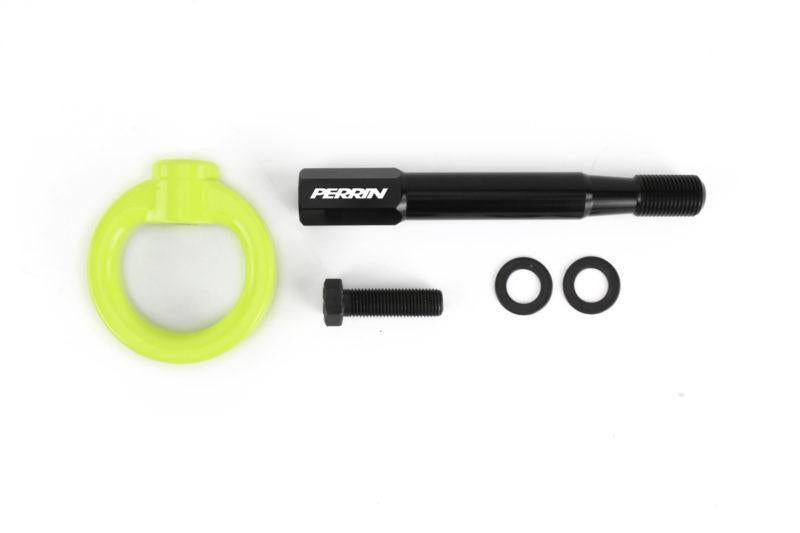 Perrin Neon Yellow Tow Hook Kit Front WRX / STI 2018-2021/ BRZ / FR-S / 86 2013-2020 | PSP-BDY-235NY