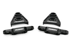 Perrin Performance High-Lift Hood Brackets Black Subaru WRX / STI 2015-2026 | PSP-BDY-011BK