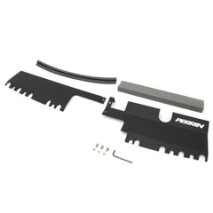 Perrin Radiator Shroud Black Subaru WRX 2015-2021 / STI 2015-2021 for OEM Intake Scoop | PSP-ENG-512-4BK