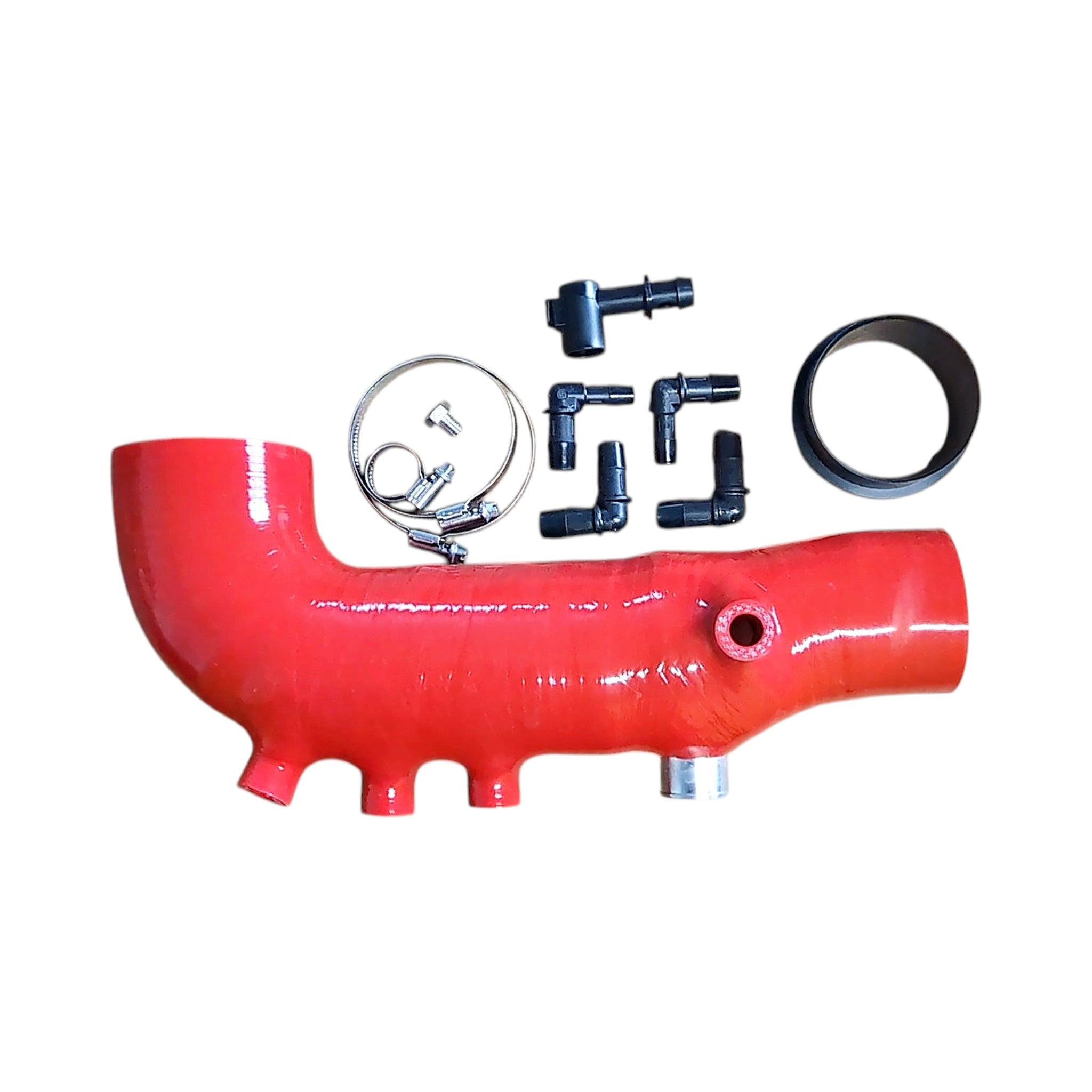 Perrin Red Turbo Inlet Subaru WRX 2008-2014 / Legacy GT 2005-2009 | PSP-INT-421RD