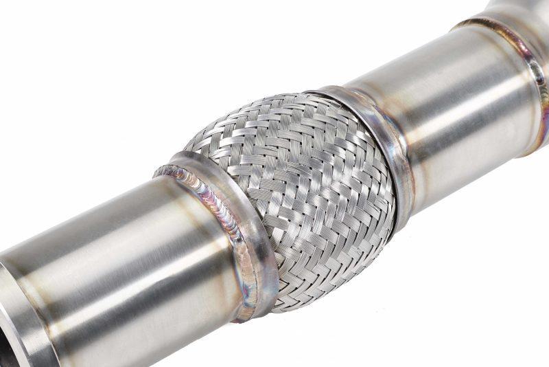 Perrin Stainless Steel Midpipe w/Resonator 3in. Subaru WRX 2022-2026 | PSP-EXT-340BR