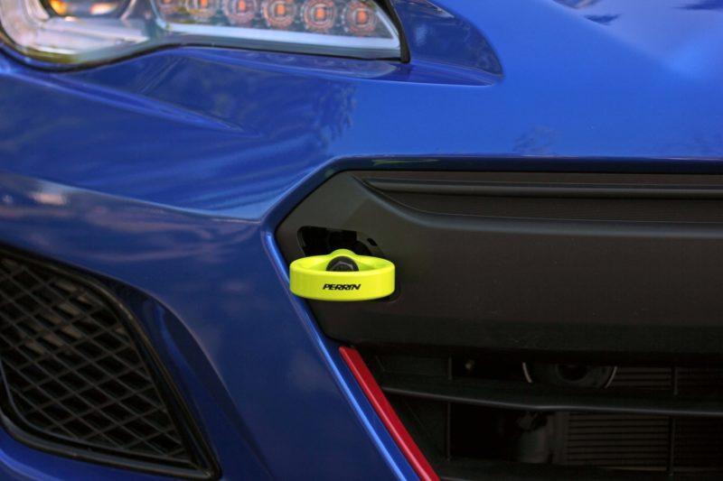 Perrin Tow Hook Front Neon Yellow Subaru WRX 2022-2026 | PSP-BDY-237NY