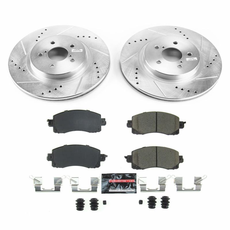 Power Stop Front Z23 Evolution Sport Brake Kit Subaru Crosstrek 2018-2023 | K7892