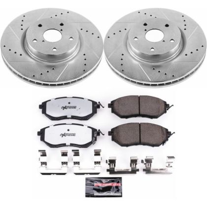 Power Stop Front Z26 Street Brake Kit w/Calipers Subaru WRX 2015-2021 | KC4603-26