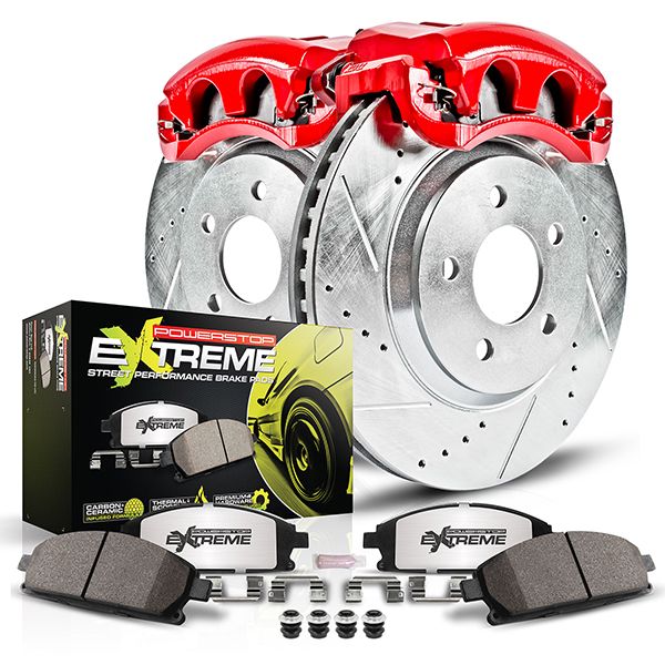 Power Stop Front Z26 Street Brake Kit w/Calipers Subaru WRX 2015-2021 | KC4603-26