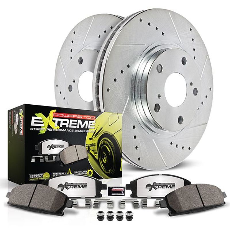 Power Stop Front Z26 Street Warrior Brake Kit WRX 2022-2024 | K8481-26
