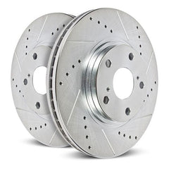 Power Stop Rear Evolution Drilled & Slotted Rotors - Pair Subaru BRZ 2017-2020 | JBR1795XPR