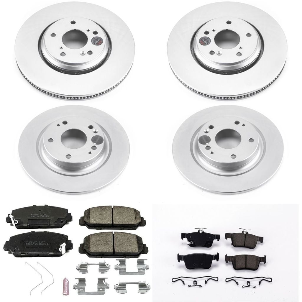 PowerStop Z17 Evolution Coated Front / Rear Brake Kit Honda Civic Si 2017-2020 | CRK7935