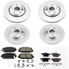 PowerStop Z17 Evolution Coated Front / Rear Brake Kit Honda Civic Si 2017-2020 | CRK7935