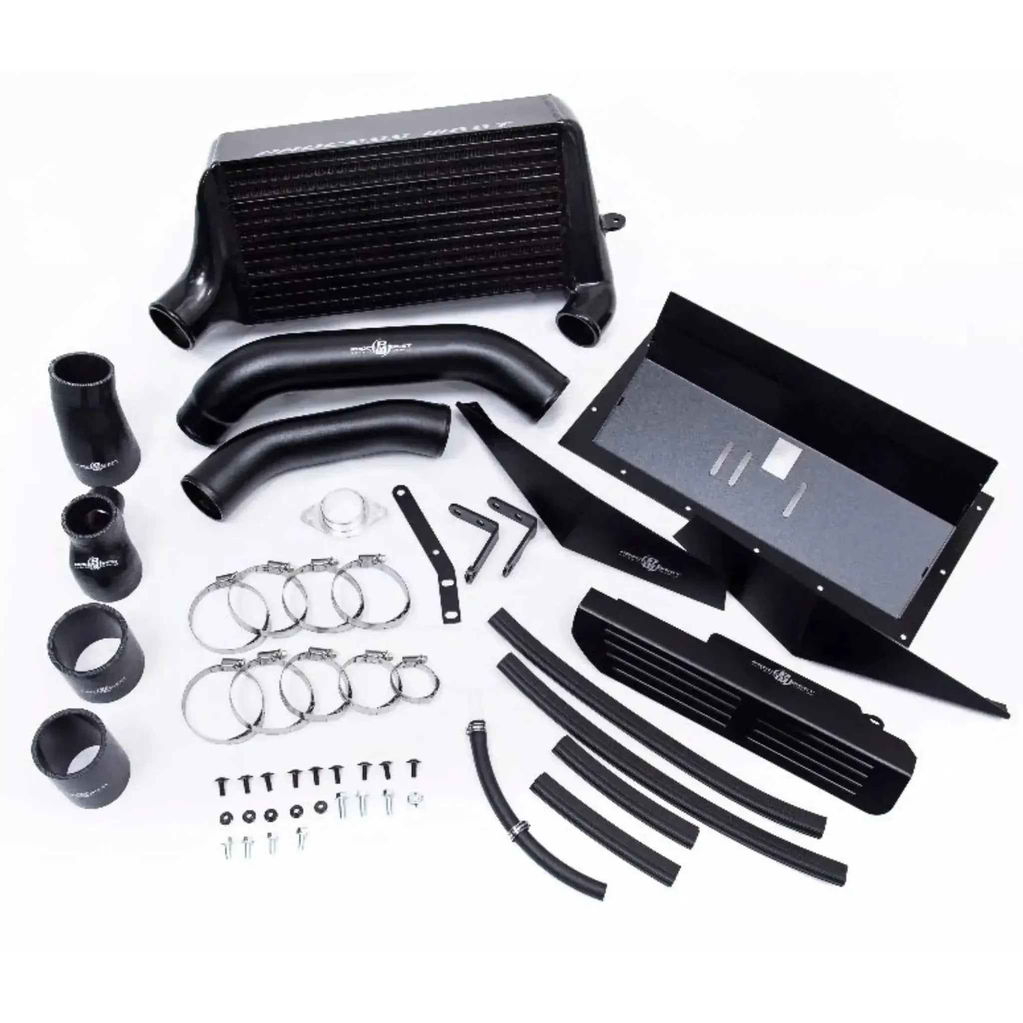 Process West Black Verticooler Top Mount Intercooler Subaru WRX 2015-2021 | PWTMIC14B