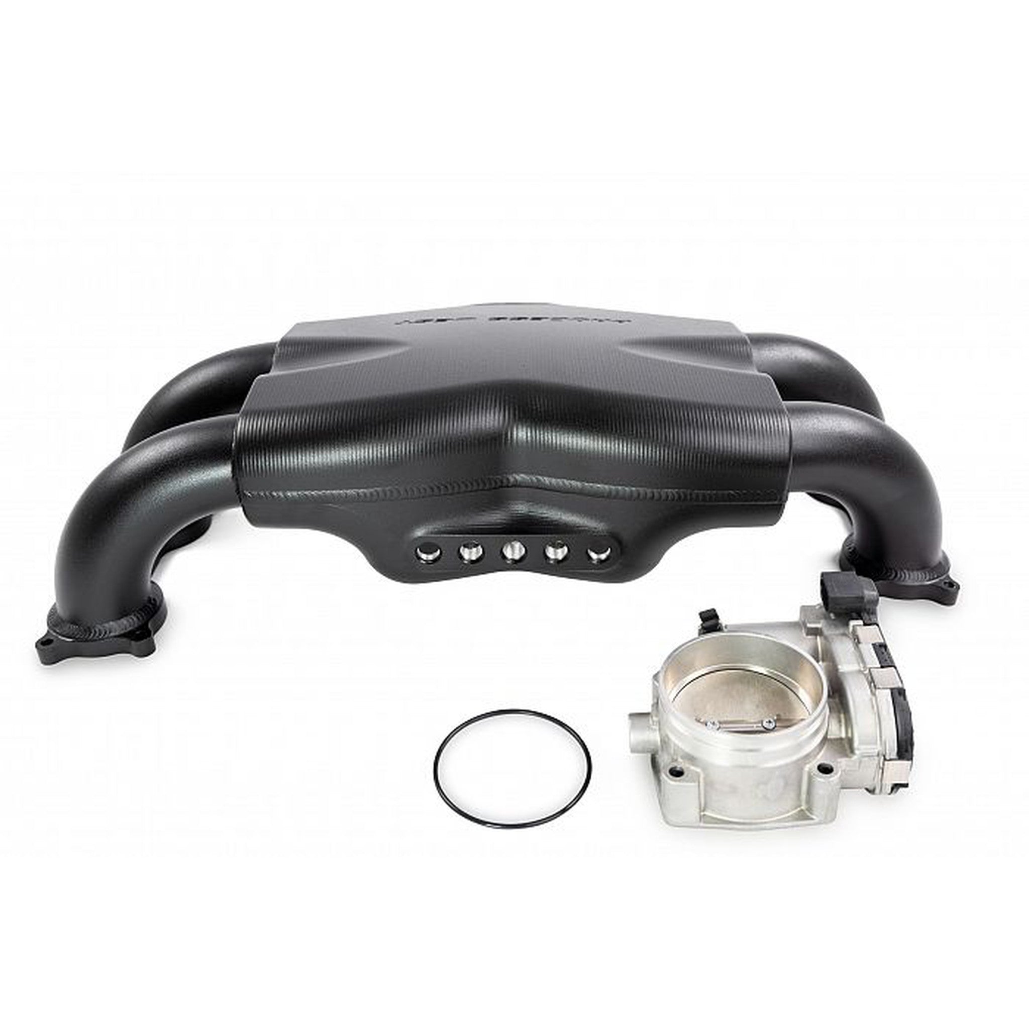 Process West Intake Manifold MY99-21 Reverse Throttle Position Suit Bosch 74mm DBW Throttle Body (BLACK) | PWIM008B