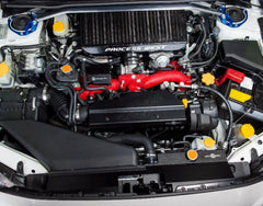 Process West Radiator Cover Black Factory Intake Subaru WRX / STI 2015-2021 | PWED03B