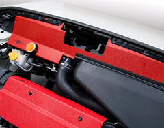 Process West Radiator Cover Red Factory Intake Subaru WRX / STI 2015-2021 | PWED03R