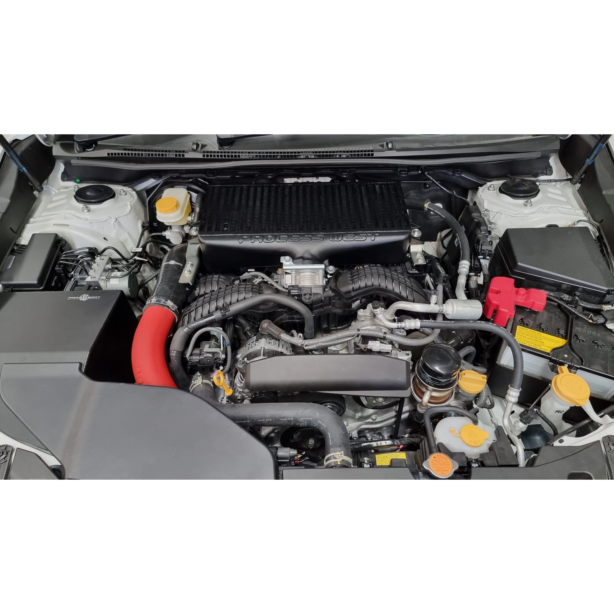 Process West Top Mount Intercooler Kit Black Subaru WRX 2022-2026 | PWTMIC17B