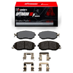 R1 Concepts Front Optimum OE Brake Pads & Hardware Kit Subaru BRZ / Toyota 86 / Scion FR-S 2013-2020 | 2551-1539-01