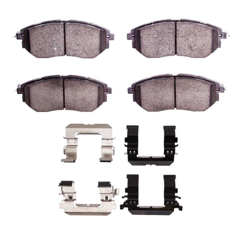 R1 Concepts Front Performance Sport Brake Pads & Hardware Kit Subaru WRX 2015-2021 w/ Eyesight Tech | 2115-1078-01