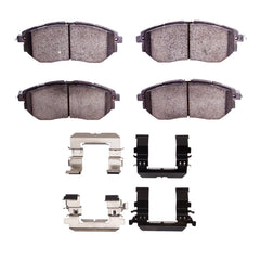 R1 Concepts Front Performance Sport Brake Pads & Hardware Kit Subaru WRX 2015-2021 w/ Eyesight Tech | 2115-1078-01
