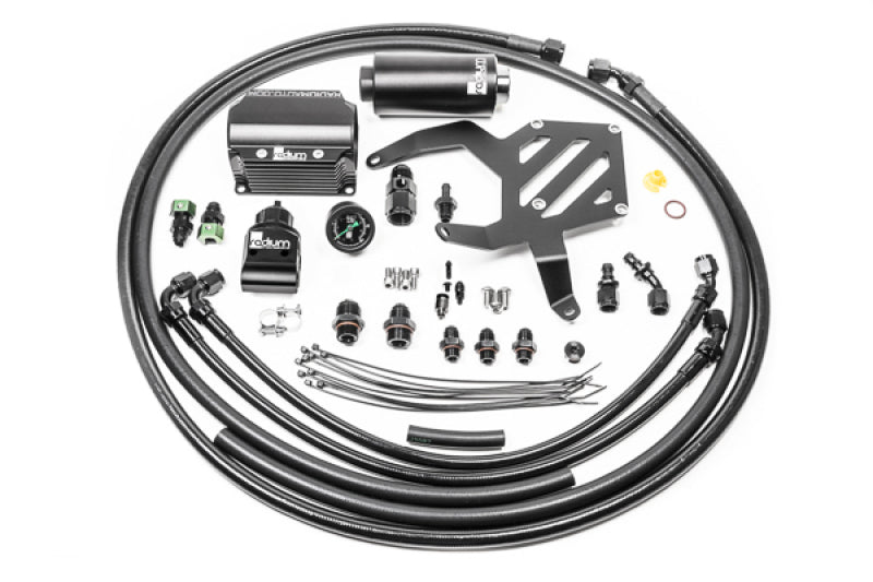 Radium Engineering Fuel Hanger Plumbing Kit w/ Microglass Filter BRZ/FR-S/86/GR86 13-25 | 20-0966-05