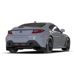 Rally Amor Subaru BRZ, GR86 2022-2026 UR Black Mud Flaps w/ Dark Grey Logo | MF99-UR-BLK-DGRY